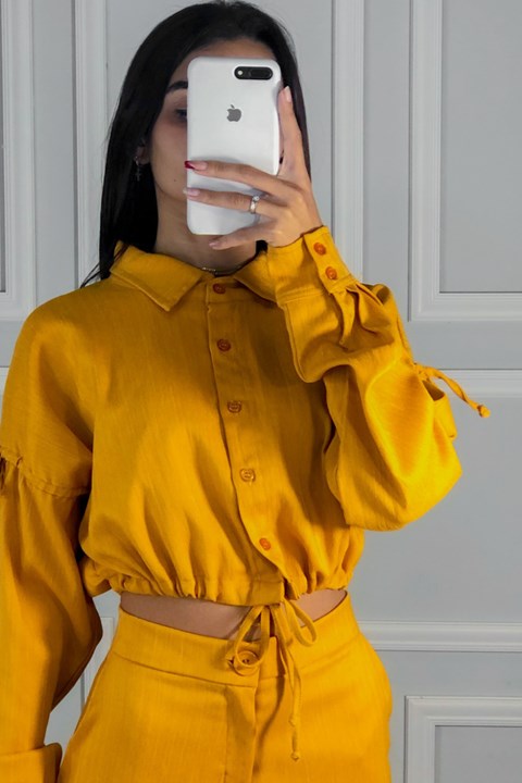 Camisa Feminina Amarela